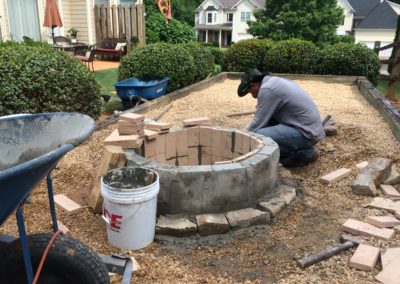 Fire pit By Cumming Lawn Service