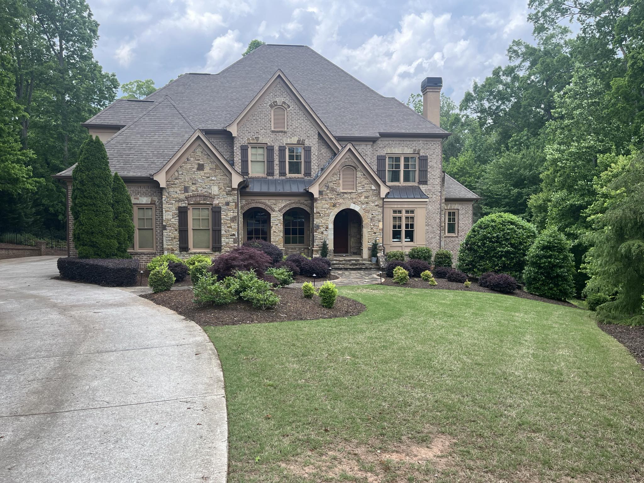 Plants and Pine Straw By Cumming Lawn Service